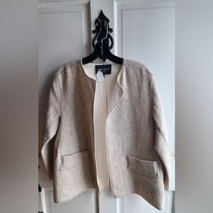 Lafayette 148 Oatmeal Linen/Cotton Jacket